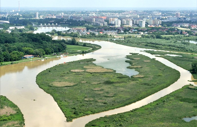 Fragment Lisiej G&oacute;ry z lotu ptaka, fot. Piotr Krupa